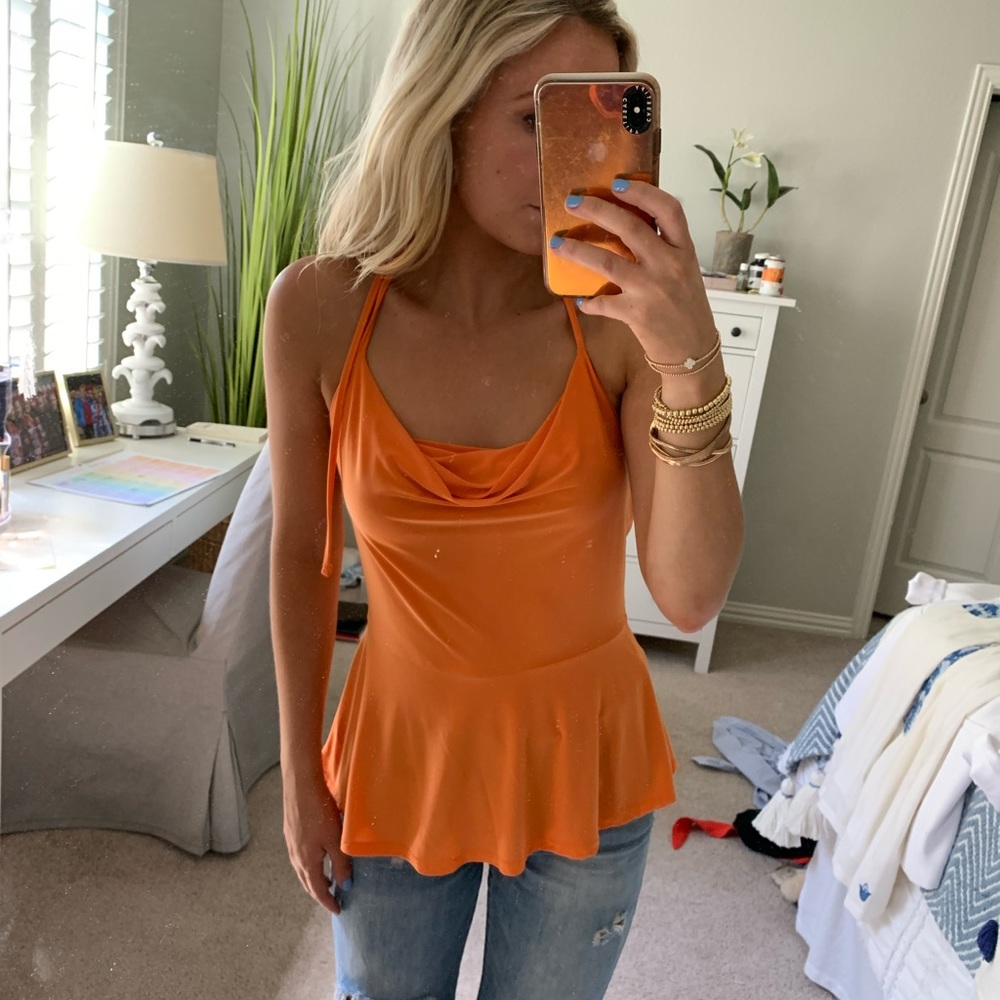 NWT orange cami